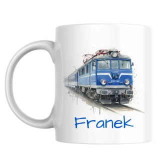 Kubek pociąg PKP EU07-067 z dowolnym imieniem