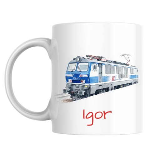 Kubek pociąg PKP Intercity z dowolnym imieniem