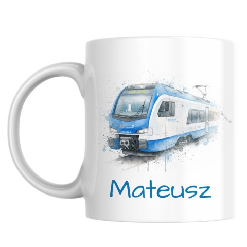 Kubek pociąg Stadler FLIRT z dowolnym imieniem