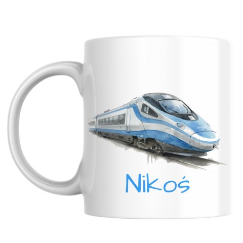 Kubek pociąg pendolino Alstom EMU250 z dowolnym imieniem