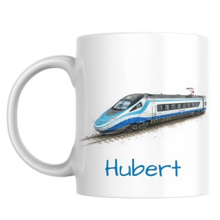 Kubek pociąg pendolino EIP z dowolnym imieniem