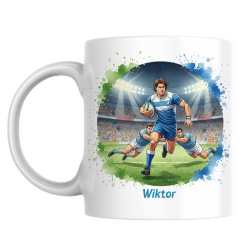 Kubek rugby z dowolnym imieniem