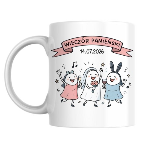 Kubek wieczór panieński z dowolną datą