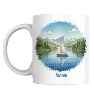 Kubek żaglówka z dowolnym imieniem