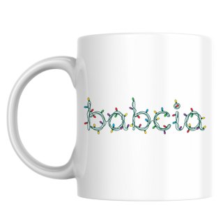 Kubek ze świątecznym napisem dla babci