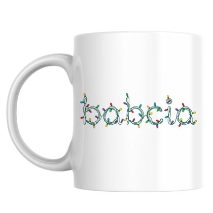 Kubek ze świątecznym napisem dla babci