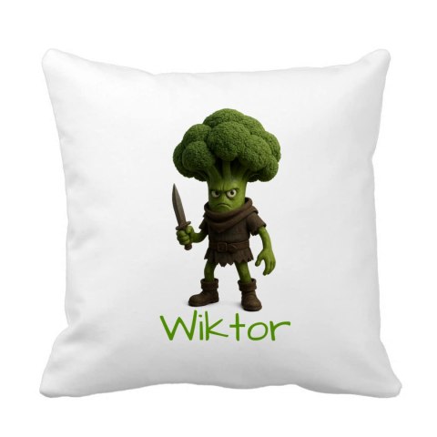 Poduszka Broccoli Assassini brainrot z dowolnym imieniem