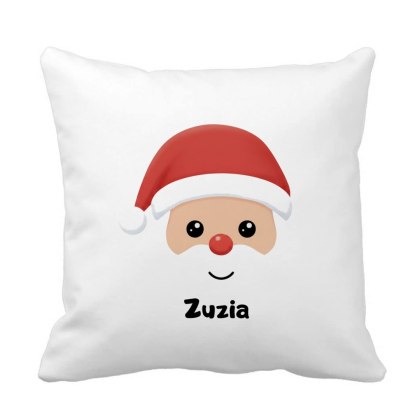 Poduszka Buzia Mikołaja z dowolnym imieniem