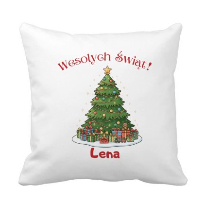 Poduszka Choinka z dowolnym imieniem