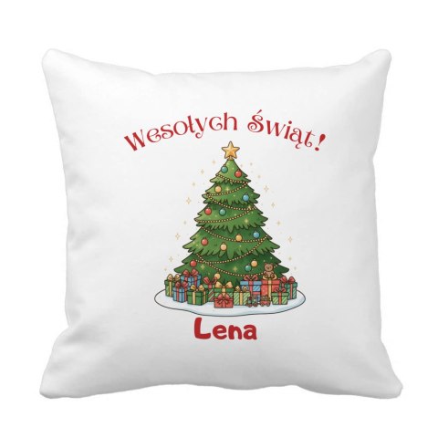 Poduszka Choinka z dowolnym imieniem