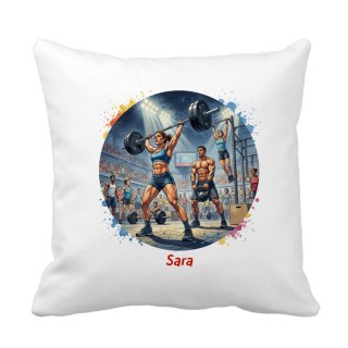 Poduszka CrossFit z dowolnym imieniem