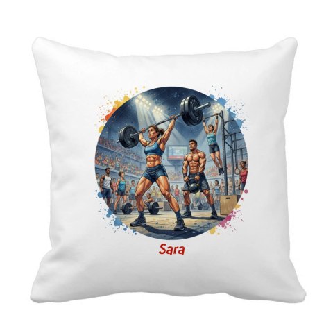 Poduszka CrossFit z dowolnym imieniem
