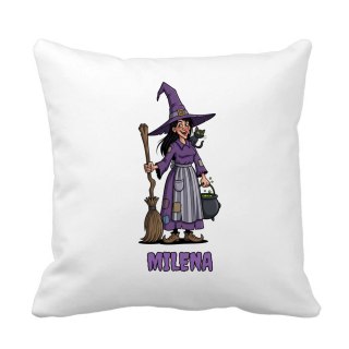 Poduszka Czarownica z dowolnym imieniem