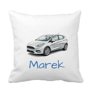 Poduszka Ford Fiesta z dowolnym imieniem