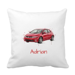 Poduszka Honda Civic VIII UFO Type-R z dowolnym imieniem