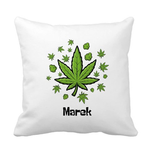 Poduszka Marihuana z dowolnym imieniem