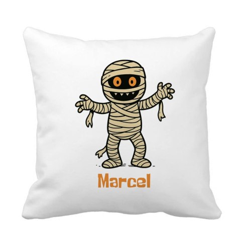 Poduszka Mumia Halloween z dowolnym imieniem