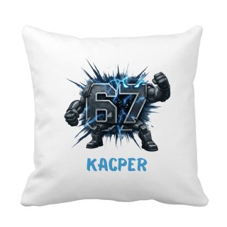Poduszka Six seven 67 potężny z dowolnym imieniem