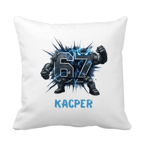 Poduszka Six seven 67 potężny z dowolnym imieniem