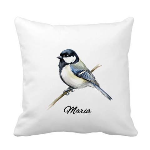 Poduszka Sikorka z dowolnym imieniem