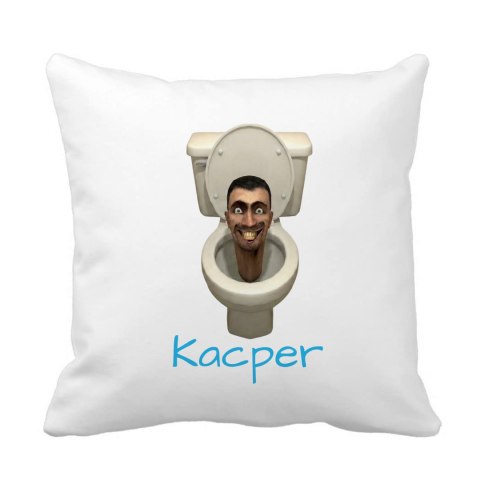Poduszka Skibidi Toilet brainrot z dowolnym imieniem