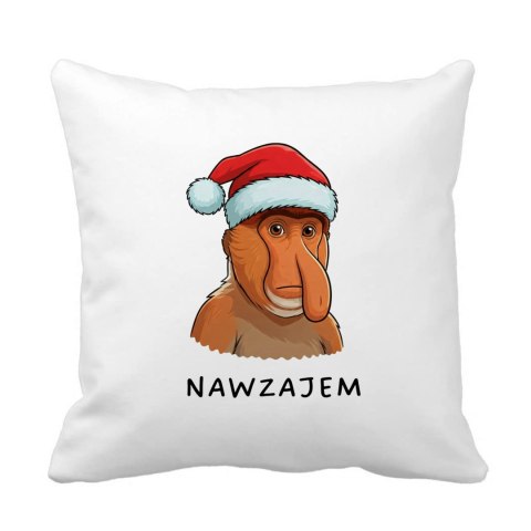 Poduszka Świąteczny Nosacz Nawzajem