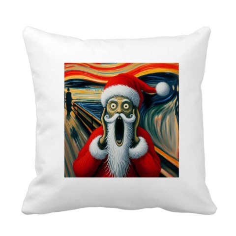 Poduszka Święty Mikołaj Krzyk Munch