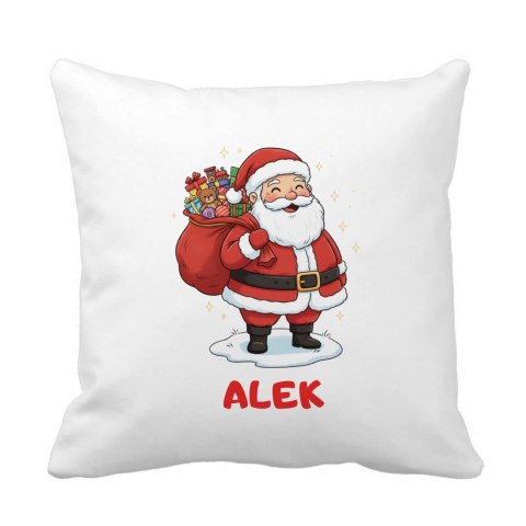 Poduszka Święty Mikołaj z dowolnym imieniem