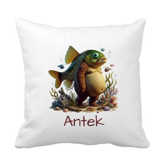 Poduszka Trippi Troppi - ryba niedźwiedź brainrot z dowolnym imieniem