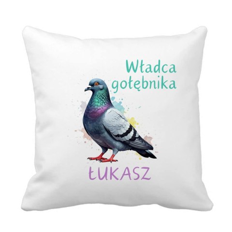 Poduszka Władca gołębnika z dowolnym imieniem