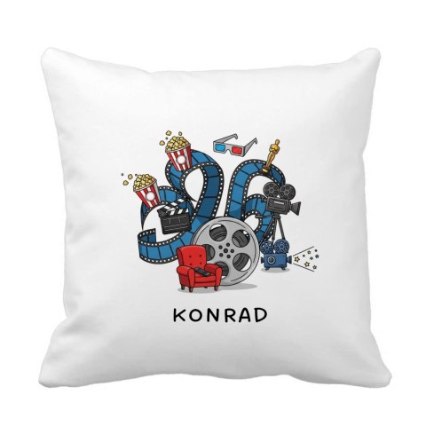 Poduszka dla kinomana z dowolnym imieniem