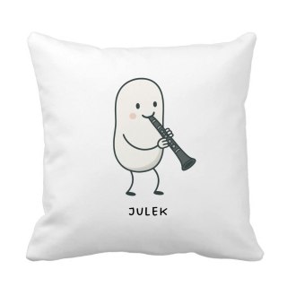 Poduszka dla klarnecisty z dowolnym imieniem