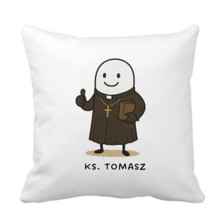 Poduszka dla księdza z dowolnym imieniem