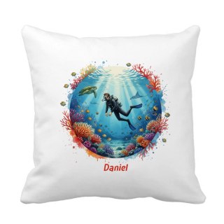 Poduszka dla nurka z dowolnym imieniem