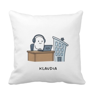 Poduszka dla pracownika biurowego z dowolnym imieniem