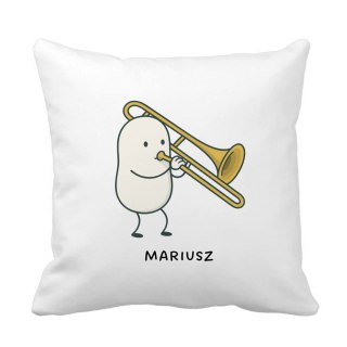 Poduszka dla puzonisty z dowolnym imieniem