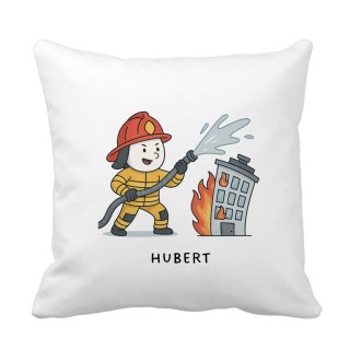 Poduszka dla strażaka z dowolnym imieniem