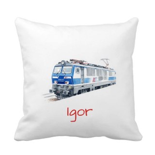 Poduszka pociąg PKP Intercity z dowolnym imieniem