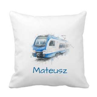 Poduszka pociąg Stadler FLIRT z dowolnym imieniem