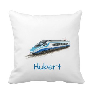 Poduszka pociąg pendolino EIP z dowolnym imieniem