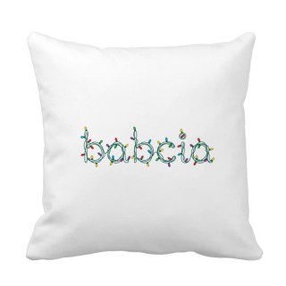 Poduszka ze świątecznym napisem dla babci