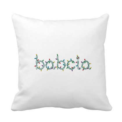 Poduszka ze świątecznym napisem dla babci