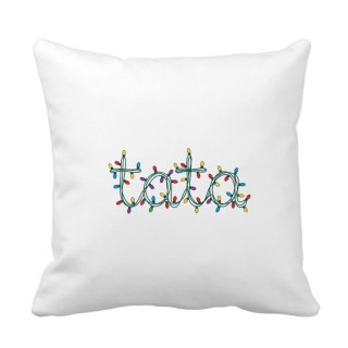 Poduszka ze świątecznym napisem dla taty