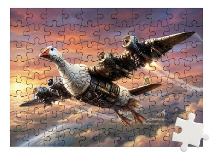 Puzzle Bombini Gusini - gęś samolot brainrot