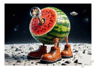 Puzzle Girafa Celeste - żyrafa arbuz brainrot