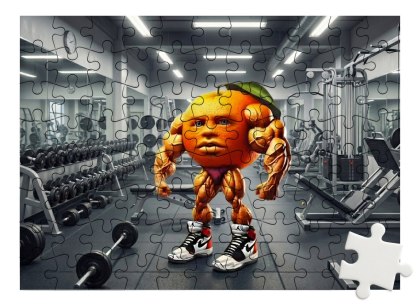 Puzzle Udin Din Din Dun na siłowni