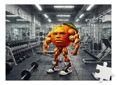 Puzzle Udin Din Din Dun na siłowni