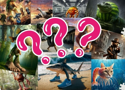 Losowe puzzle brainrot - 1 szt.
