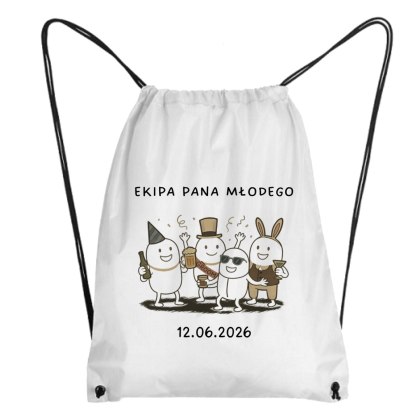 Worek Ekipa Pana Młodego z dowolną datą