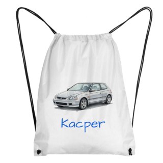 Worek Honda Civic VI srebrna z dowolnym imieniem